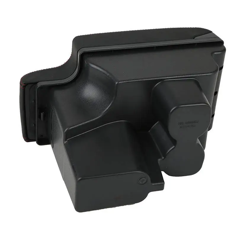 product leather car armrest box storage automobile seat gap crevice hand support cushion phone holder-6