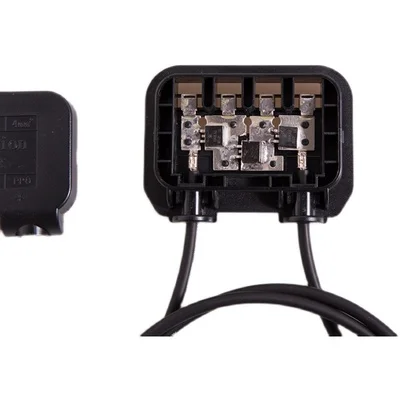 Scatola Di Giunzione Per Pannelli Solari 180W-300W IP67 - Fibra Di Carbonio, Cavo DC 1m 12AWG, Per Casa E Giardino