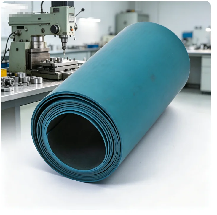 TEBAK Machine Tool 0.8-3.2mm Wear-resistant Guide Rail Slide Blue-green Sheet Polytetrafluoroethylene Guide Rail Soft Belt Sheet