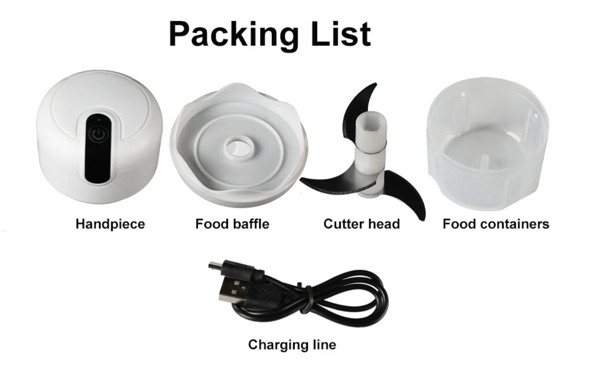 Domestic ginger, garlic, rice and chili pepper stirrer mechanical small meat mincer multi-function