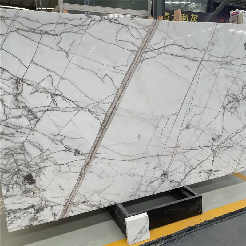 product advantageous marble products white stone slab tiles for paving stone flooring wall white spider marble-2