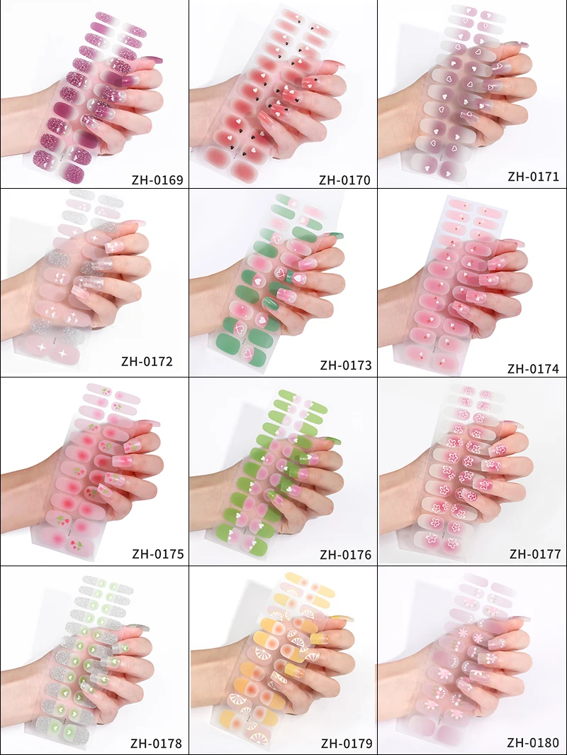 Wholesale Korean Customize Logo Non Toxic 22 Real Uv Gel Polish Nail