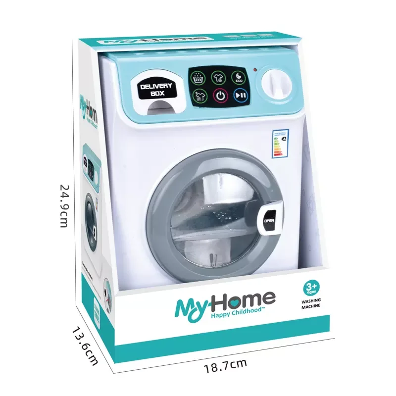 Pretend Play Electric Household Appliances Toys Children Mini Washing