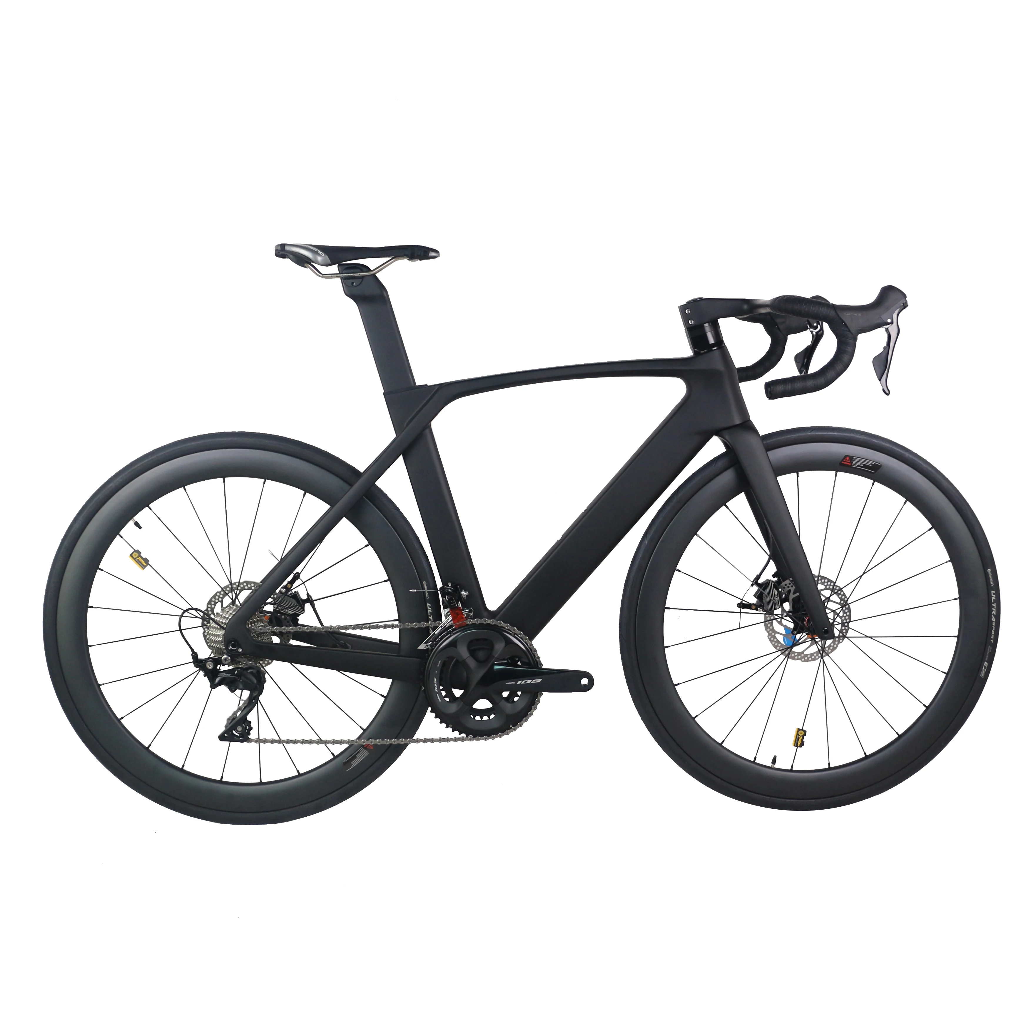 Complete Bike New EPS Technology Cycling Disc Brake Bike Carbon Frame  Bicycle 700*30C R7000 Groupset with Carbon Wheels TT-X34