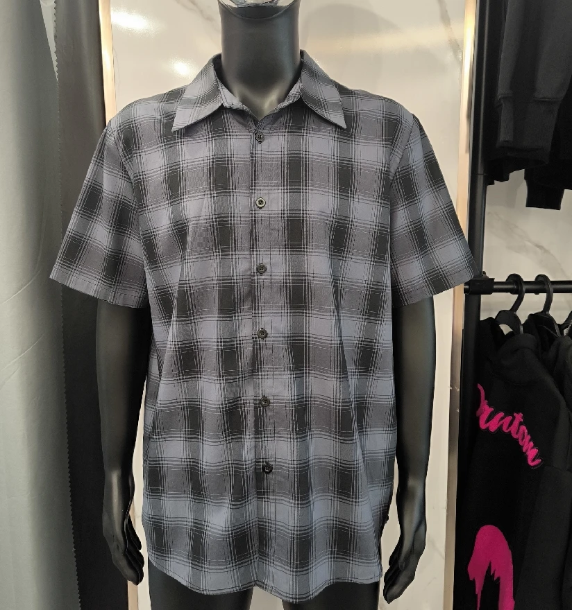 Manufacturer Men Casual Dress Shirts Plaid DesignerShirts Button up Distressed Sport Boxy Graphic Plain Polo Shirt Unisex
