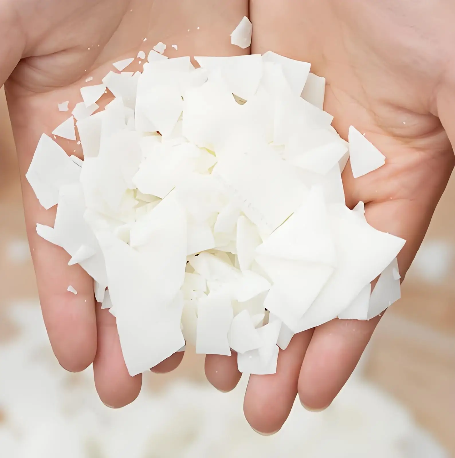 Shop Candle wax semi/fully refined wax 54-56/56-58/58-60 raw materials-Detailed Image 4