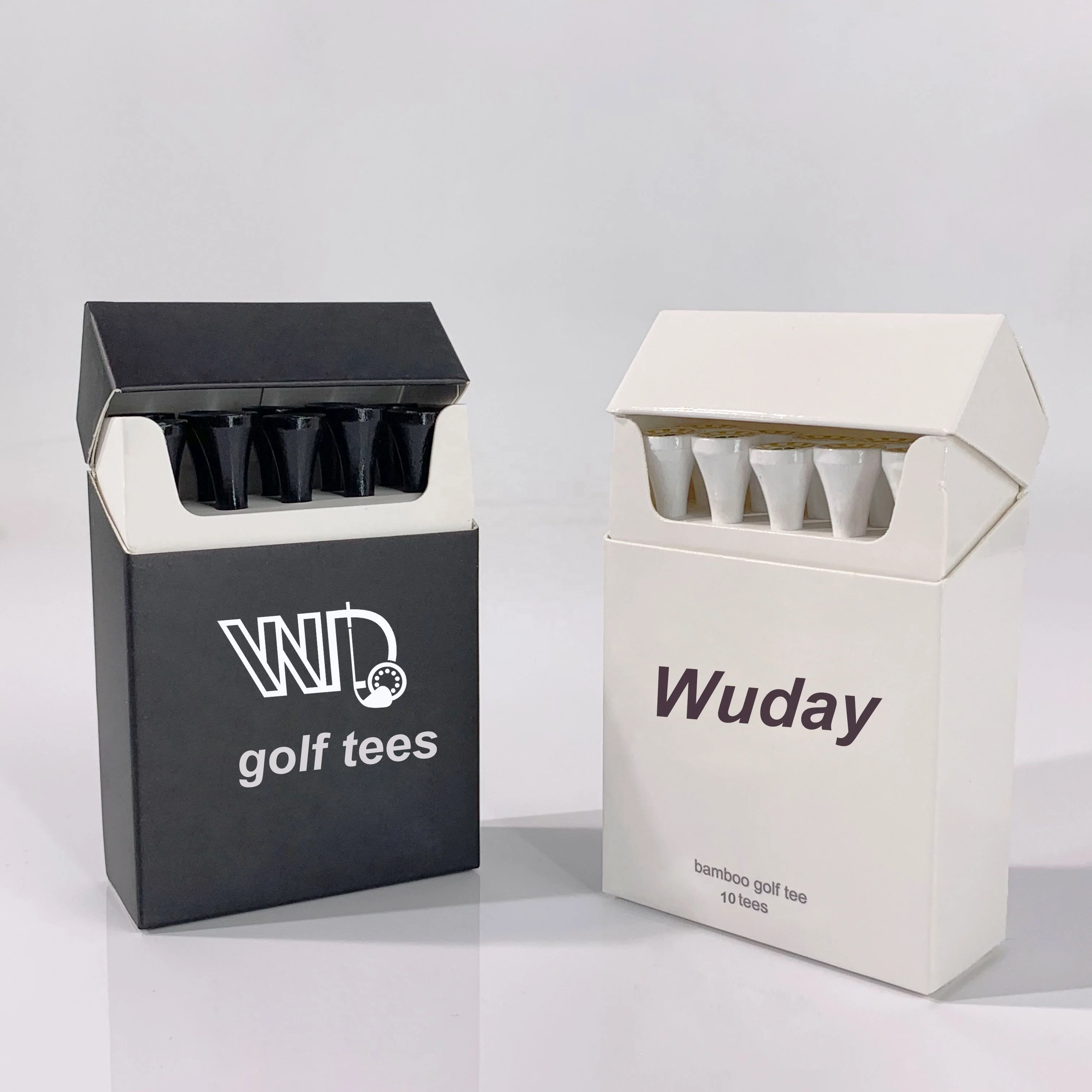 golf tee cigarette box Bamboo Tees Every tee holder is meticulously handmade Golf Tees Gift  Gold