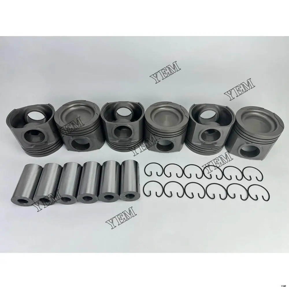 QSK23 Engine Piston Kit With Pin CIR-CLIP 4095489 4089357 4095490 4006176 4006175 for Engine