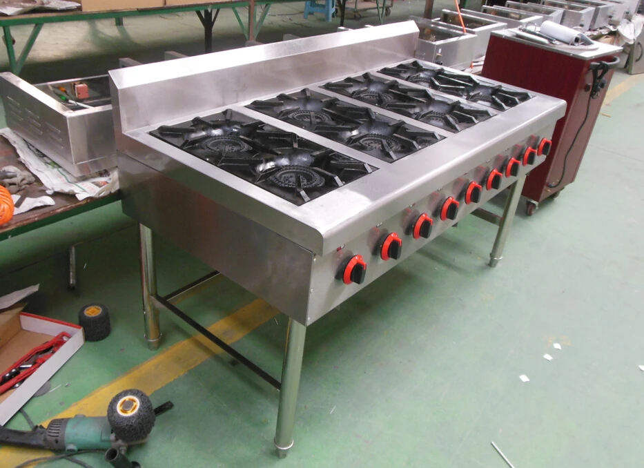 Commercial Stainless Steel Gas Cooking Range/used Gas Range Bn4k/6k/8k