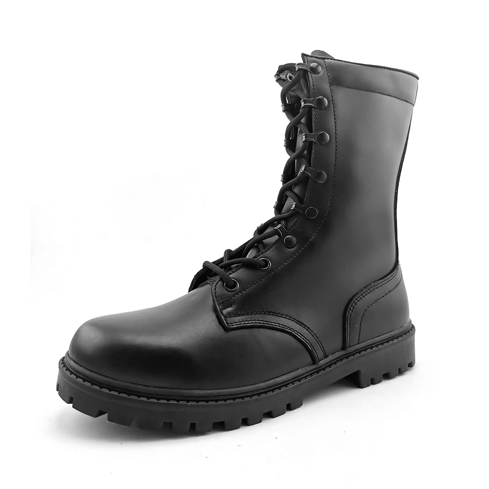 Черные военные ботинки из коровьей кожи, уличная Боевая обувь, пустынные кожаные военные ботинки