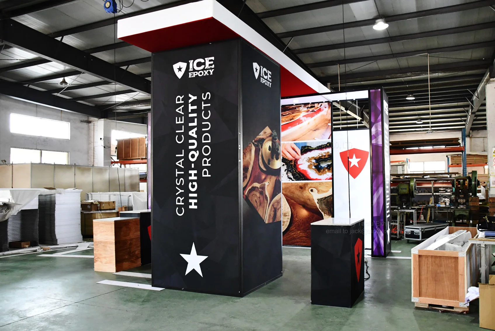 6x6m Expo Trade Show Booth Equipment With Storeroom Buy Trade Show