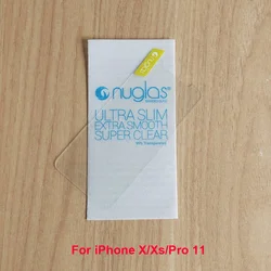 Защита экрана для iPhone 13/13 Pro закаленное стекло Nuglas 0 3 мм тонкая Премиум из настоящего стекла