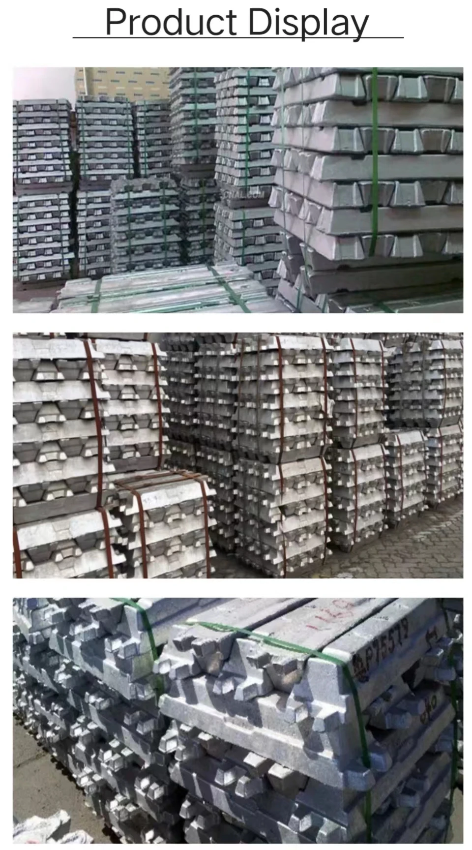 Aluminum Ingot Best Price Wholesale Aluminium Ingots 99.7 A7 Al99.90