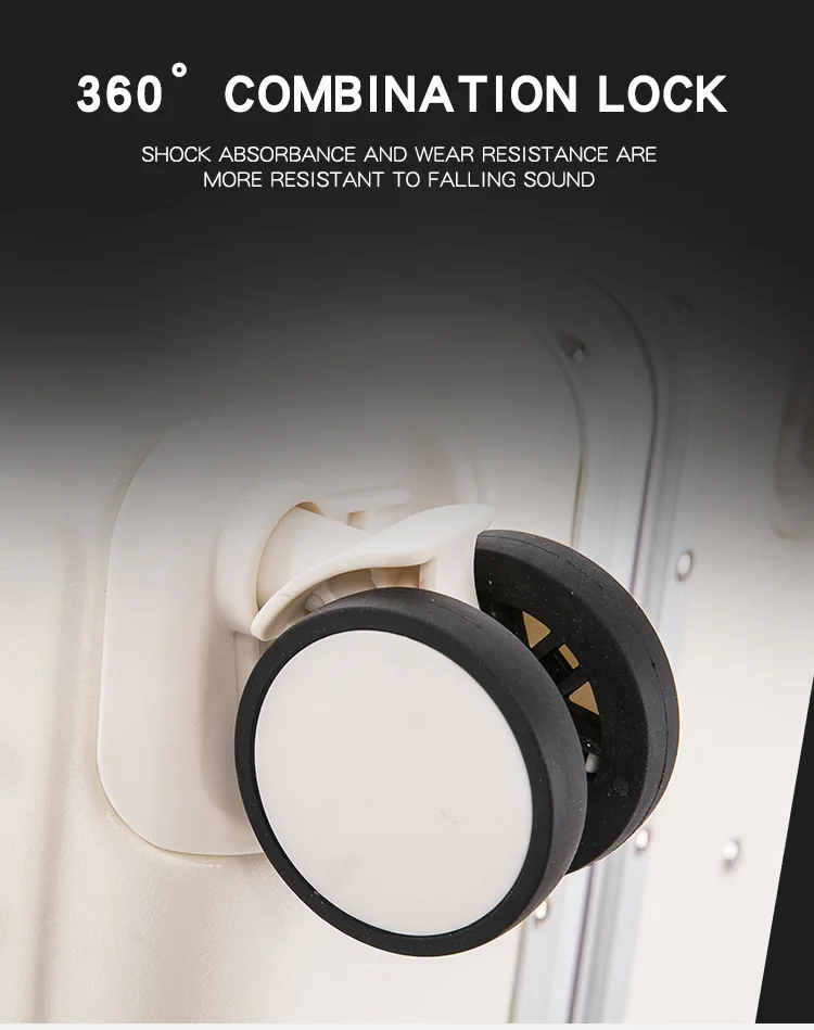 20inch Unisex Travel Trolley Lightweight Spinner Caster Boarding