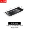 W19 Negro Mate, Paquete de 10