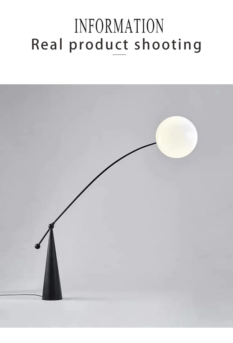 Image showcasing Nordic Style Living Room Floor Lamp Next To Sofa,Modern And Minimalist ...