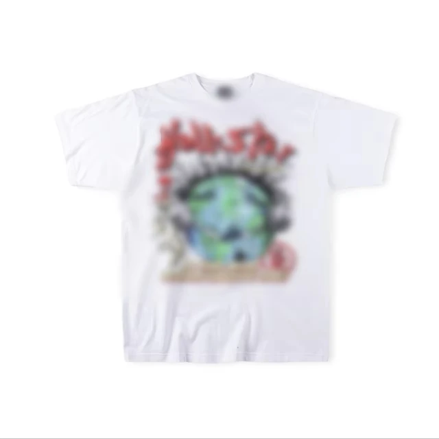 Luxury brand clothing short sleeve cotton logo vintage washed anime Casual tshirt unisex