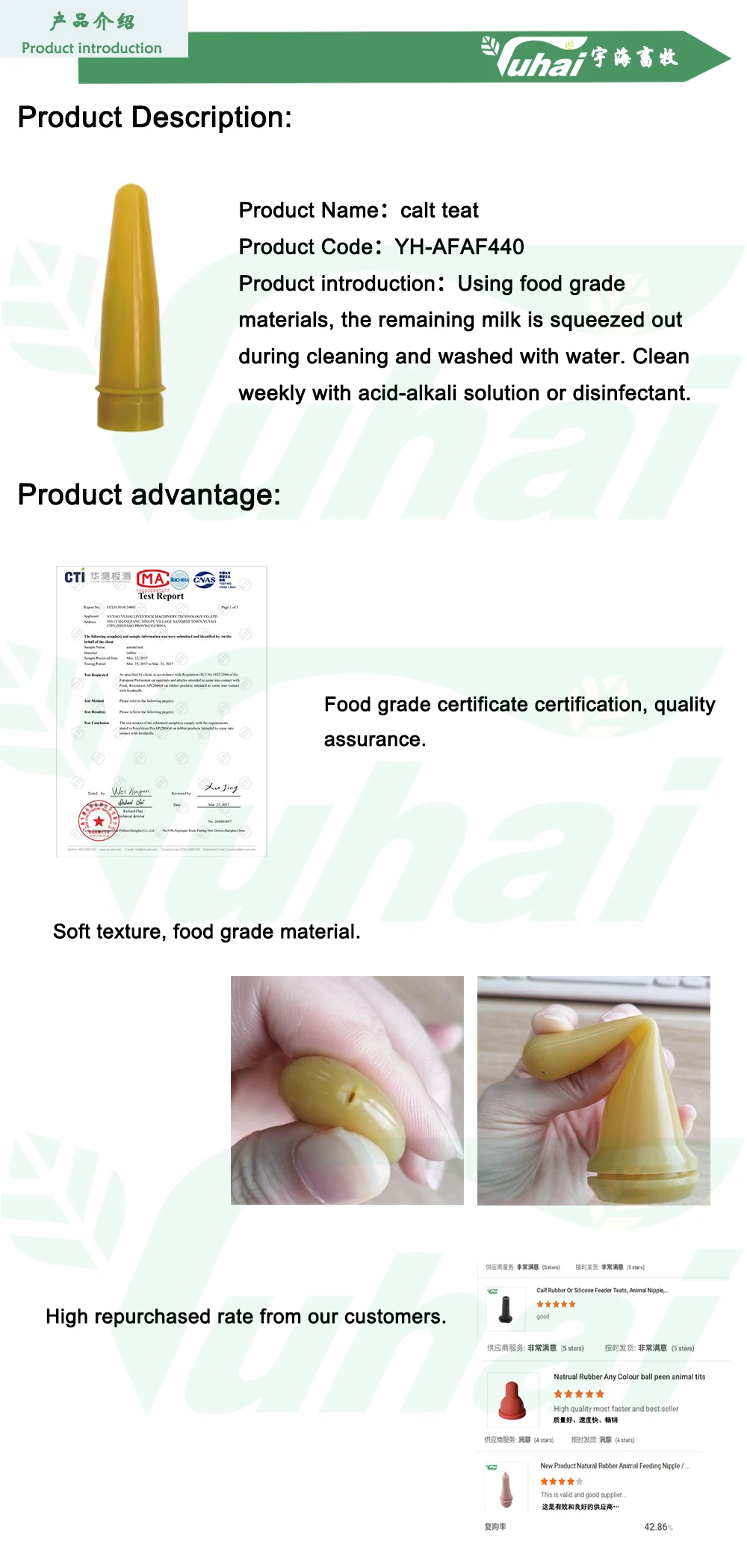 product new cattle breeding veterinary calf teat soft drinking milk teat rubber nipples for feeding bottle livestock farm-0