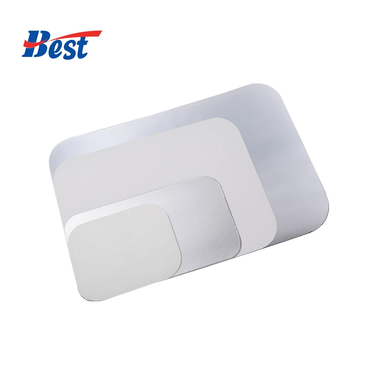 Food Use Customized Sizes Heavy Duty Aluminum Foil Printed Paper Lid Cover