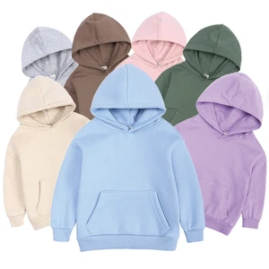 Wholesale Kids Fleece Hoodie Sweatshirt Boys Basic Casual Hoodies