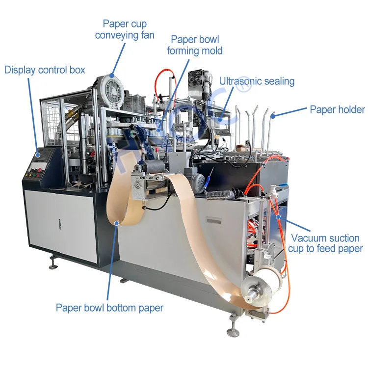 High Quality Paper Cup Making Machine Fully Automatic High Speed Kraft Bowls Machine