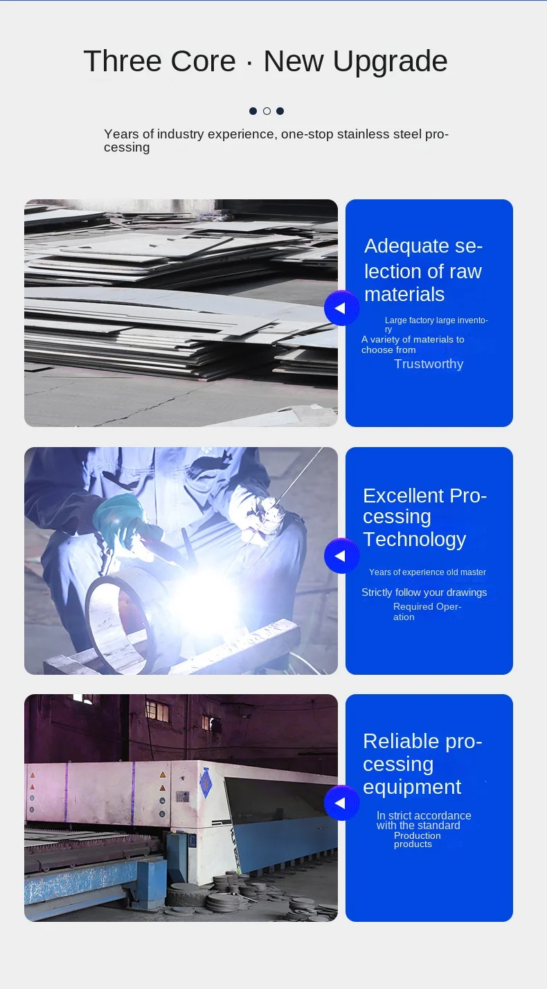 Competitive Price Customized SS304 Stainless Steel Sheet Plate High Quality Metal Product