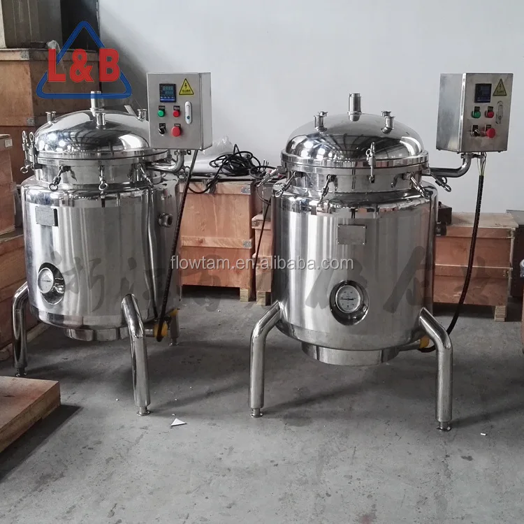 Good Quality Durable High Pressure Cooker Industrial 300 Liters