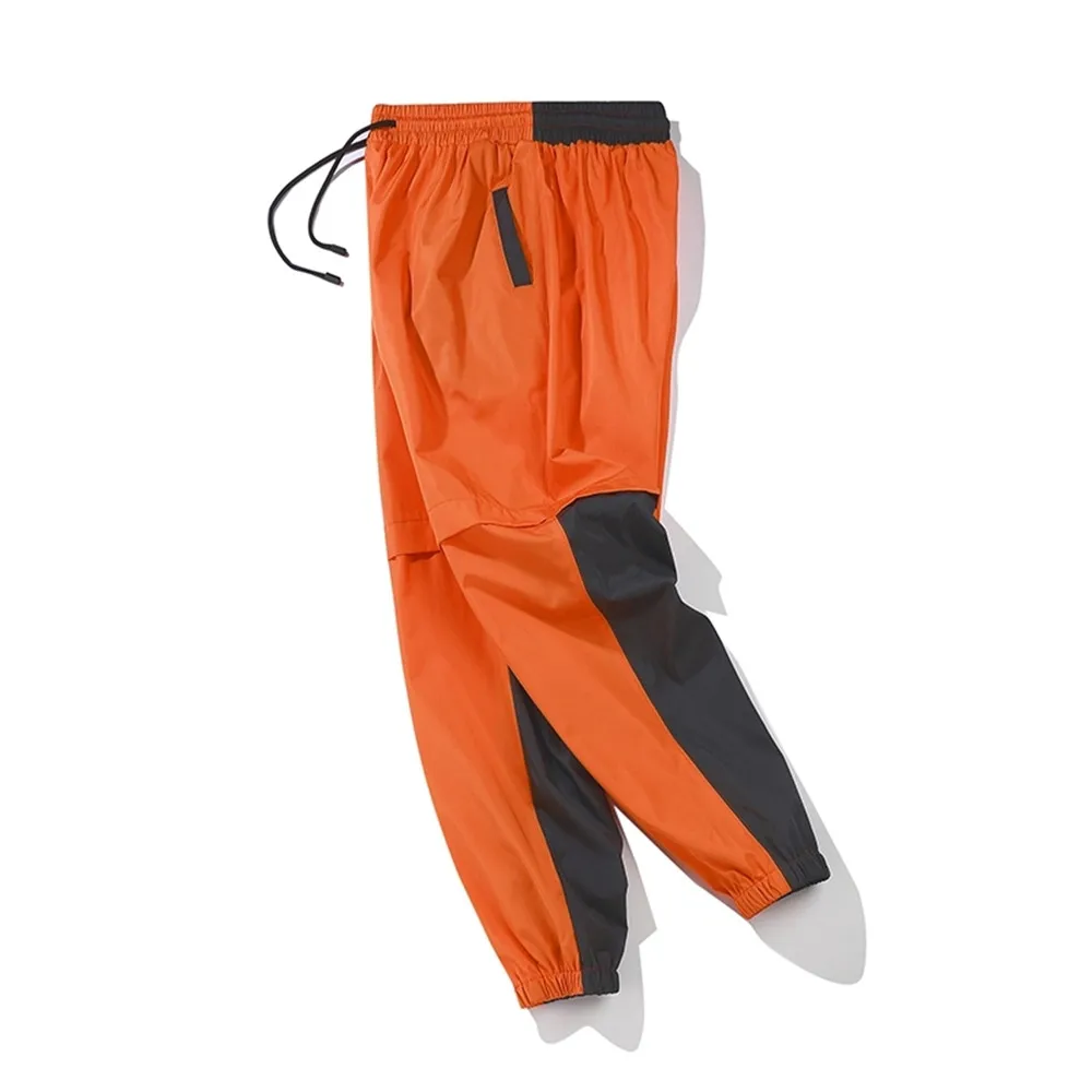 Custom Color Block Cargo Pants Hip Hop 