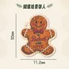 Bonhomme en pain d'épice avec nœud