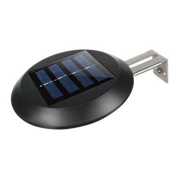 Amazon bestseller OEM ODM Outdoor solar powered Light Waterproof Wall Lamps Garden LED solar fence gutter lights