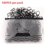 Large Black 500PCS