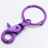 Colorful Painting Iron Alloy Key Chain