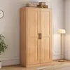 Two solid wood doors [88*56*210cm]
