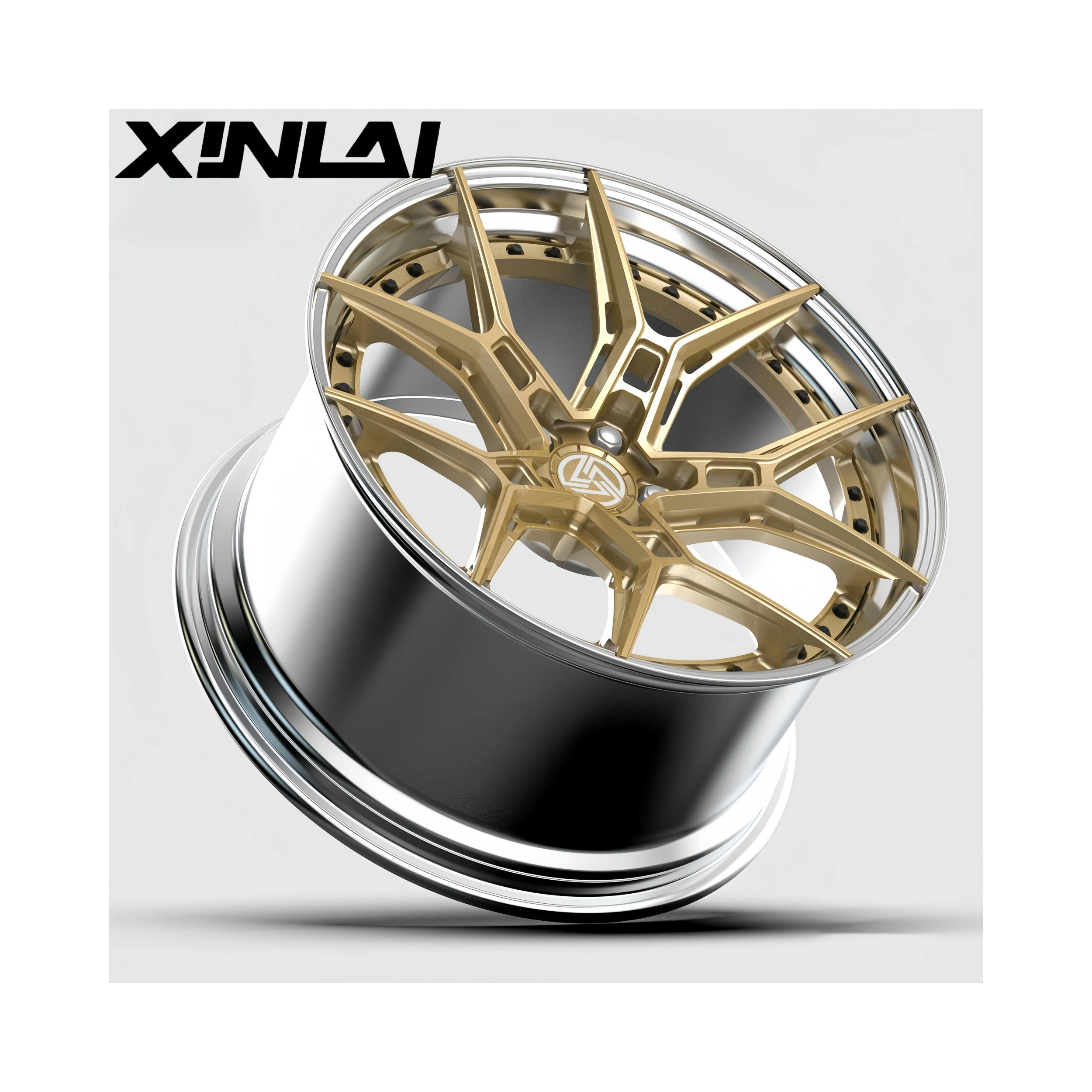 New Forged Wheel Brushed Polished Deep Concave 2-piece Aluminum Material 5x114.3 5x120 5x112 20 21 22inch Forged Wheels - Image 3