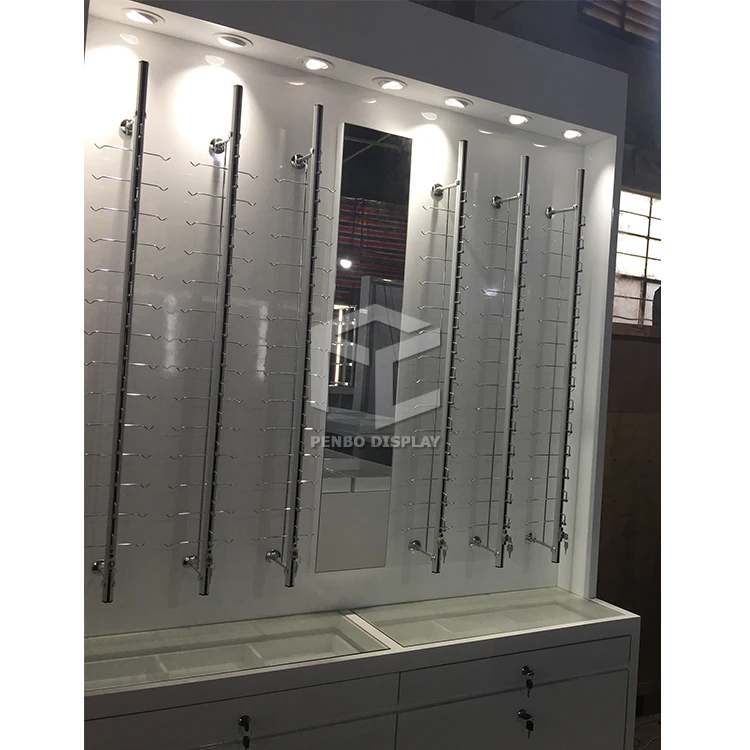 Customized Design Optical Display Case Kiosk Eyeglasses