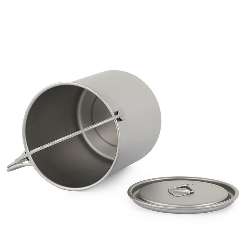 Tasse d'eau de Camping en titane 200/300/450/700ml, tasse