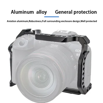 Universal Aluminum Alloy Protect Camera Cage Mini Tripod Protective Small Rig Camera Cage for Cctv Cameras sony canon A7R4 A7M detail image