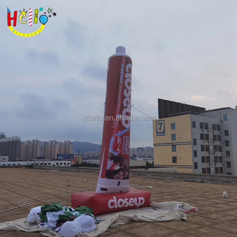 Promotional Advertising Inflatable Toothpaste for Display