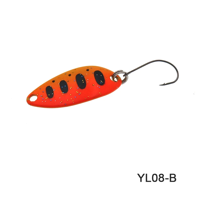 3g 32mm Copper Metal spoon Lures