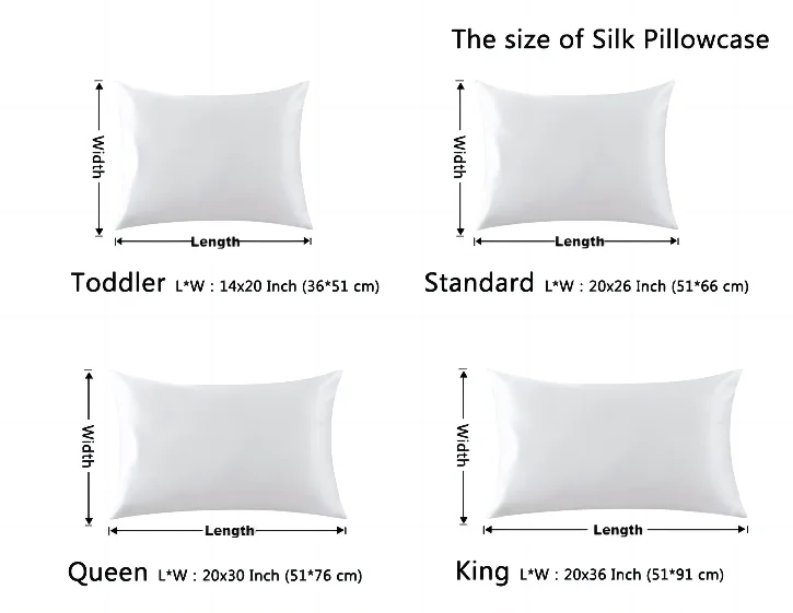 Carprato 16mm Custom Luxury Silk Pillowcase Pure 100 Silk Pillow Case