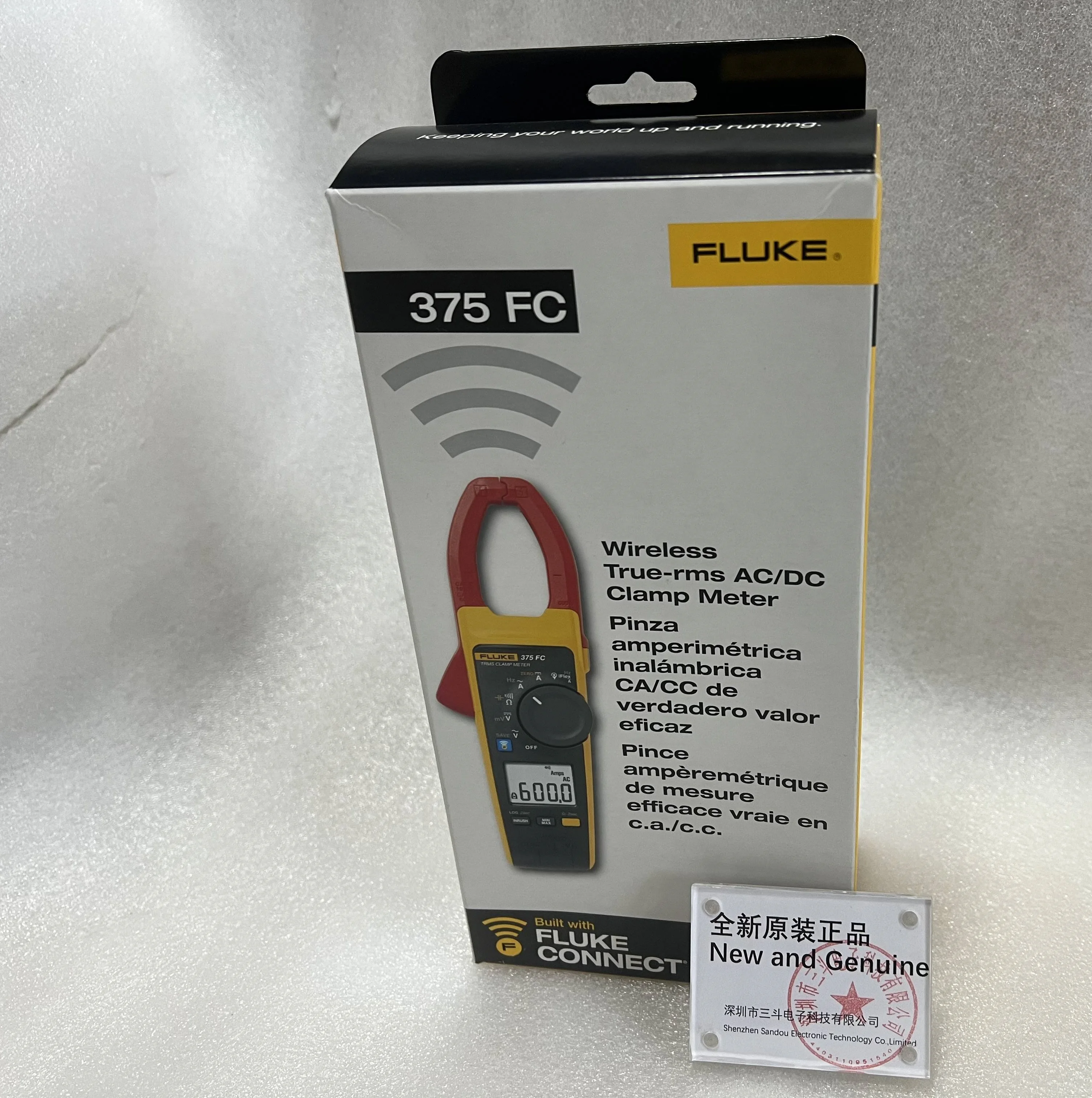 Fluke Wireless True-RMS AC/DC Clamp Meter 375 FC