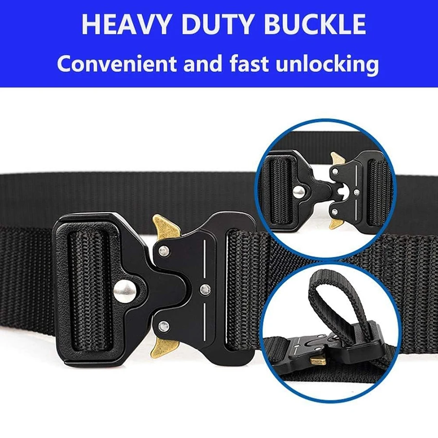 Lightweight Tactical Belt Riggers Belts Men and Women Quick Release Heavy Duty Men and Women Tactical Belt