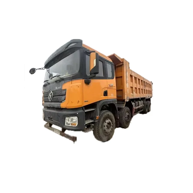 Cheap Chinese Shacman Delong X3000 used 430 horsepower 8X4 diesel heavy duty dump truck