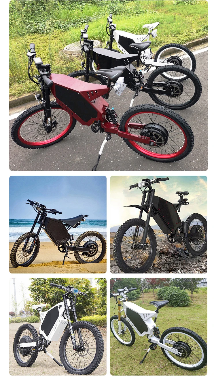 2022 Powerful e bike 12000w electric bike bicycle sur ron electric motorcycle with 72v 60ah large capacity lithium battery