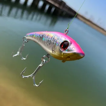 CHEERY Cross-Border Exclusive Stainless Steel VIB Long-Cast Sinking Artificial Hard Bait for Tuna & Mackerel 70g – Hard Lure – view 4
