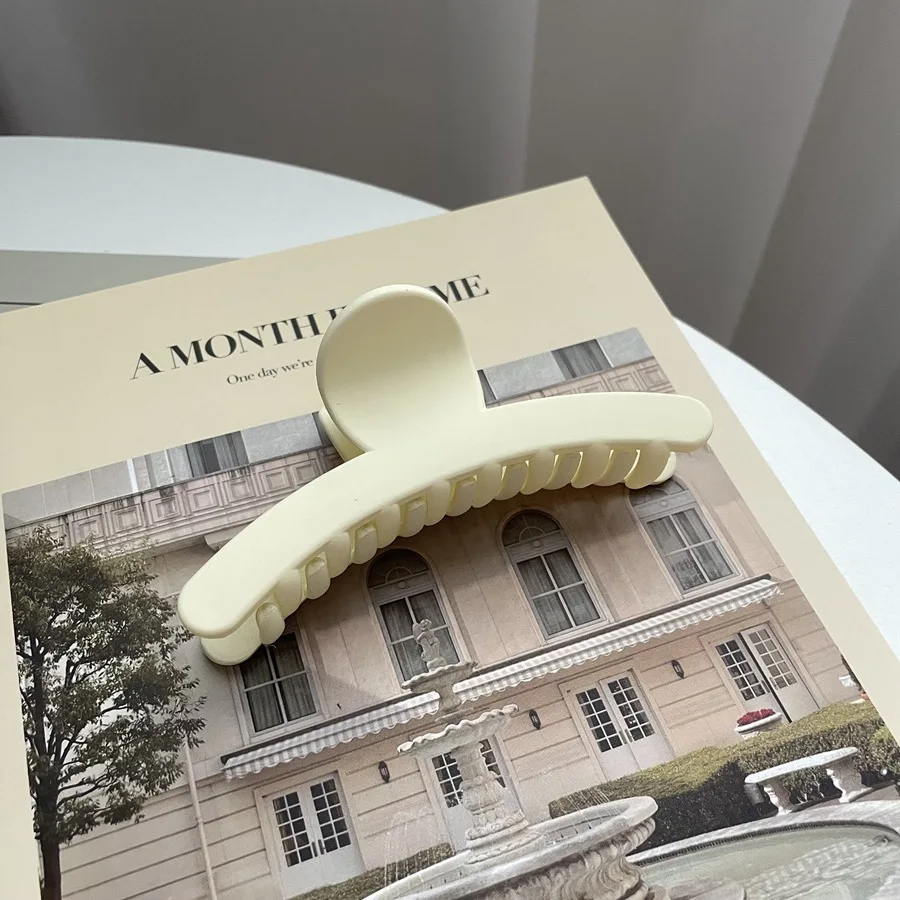 Новое поступление заколка для волос женщин простая Мода корейский большой зажим