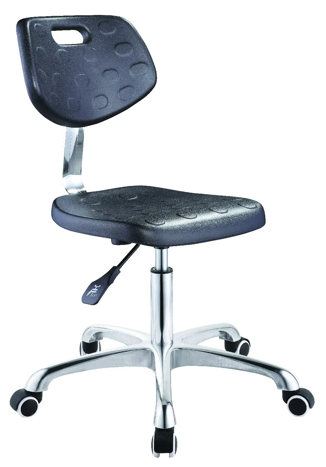 Best-selling Office Chair No Arms With Wheels, PU Leather