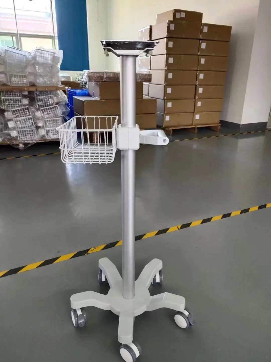 Factory Cheap Price Patient Monitor Trolley Both for Hospital and Home