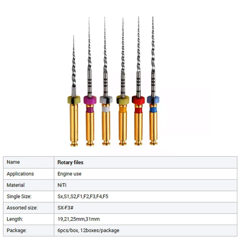 Dental Root Canal Files Niti Endo File/dental Rotary File Buy Machine