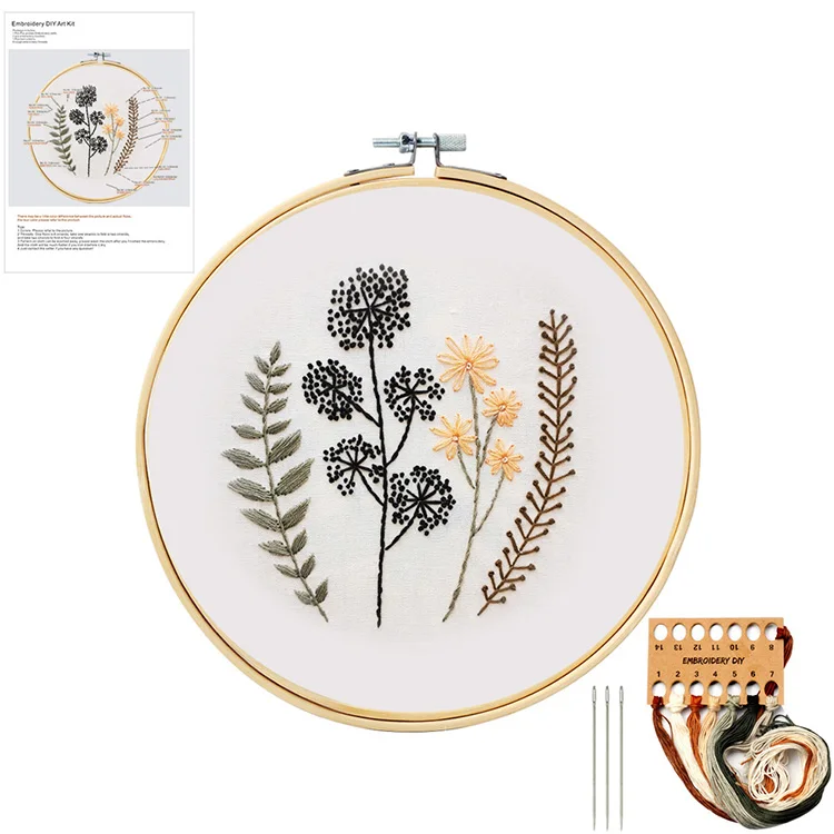 Оптовая продажа набор ручной вышивки для начинающих в том числе Наборы инструментов рукоделия